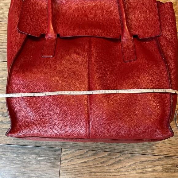 Red Leather Banana Republic Tote - Picture 7 of 10